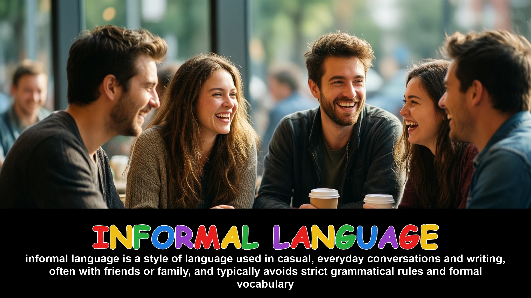 English Illustration for informal language